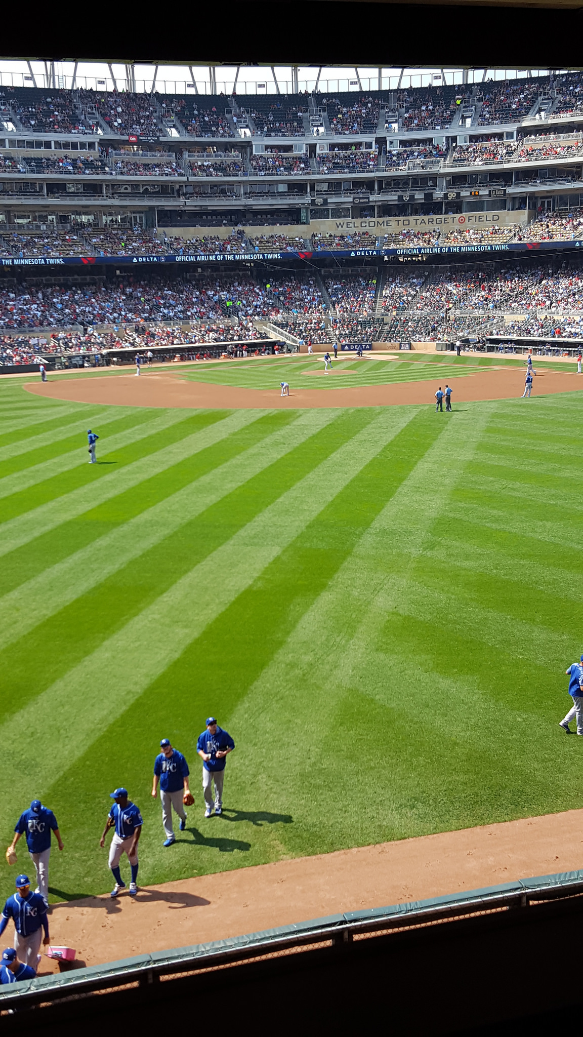 Section 103 at Target Field 