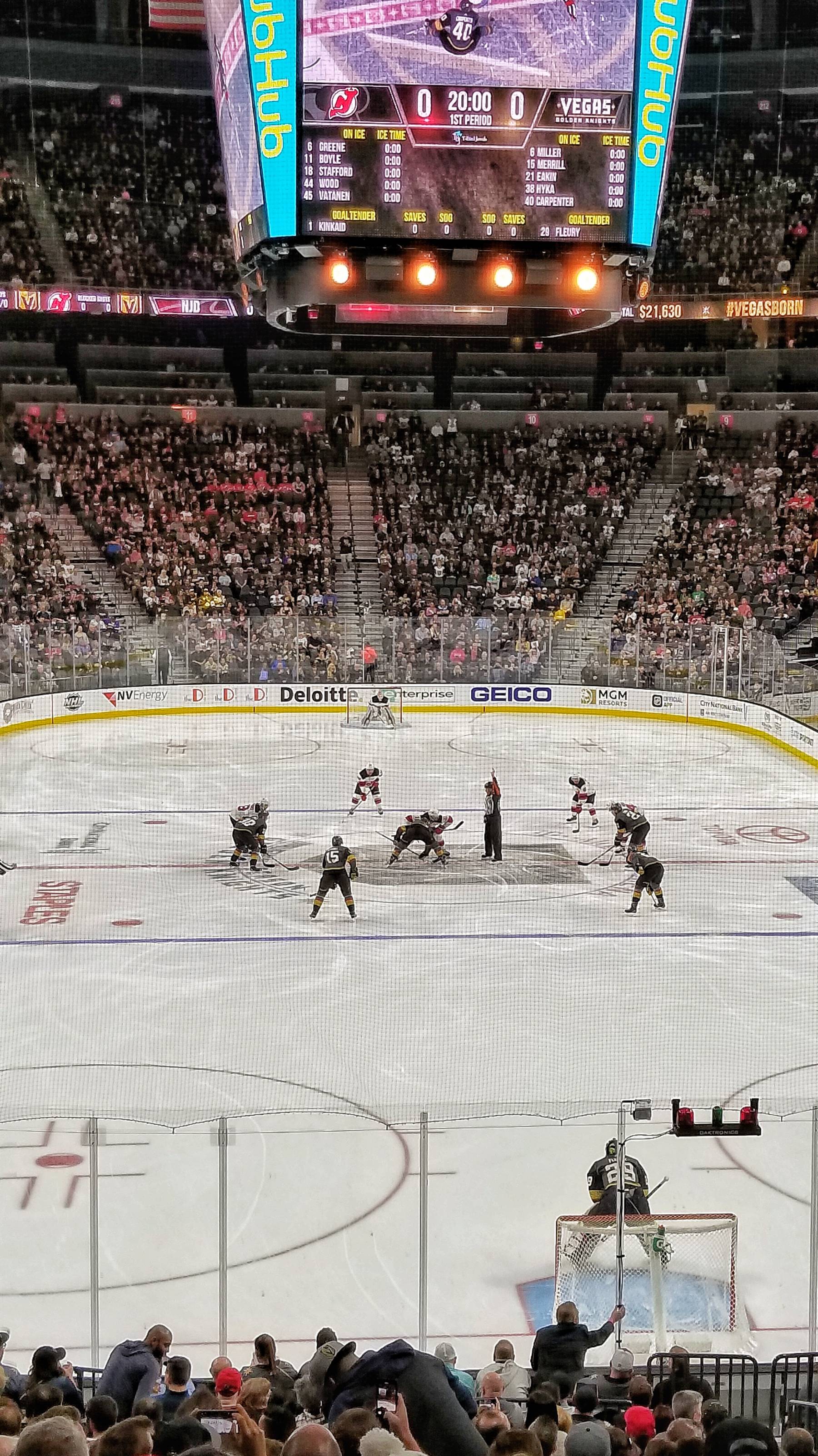 Golden Knights] Something looks a little different at T-Mobile Arena 🤔🤔🤔  can't seem to put a finger on it. : r/goldenknights