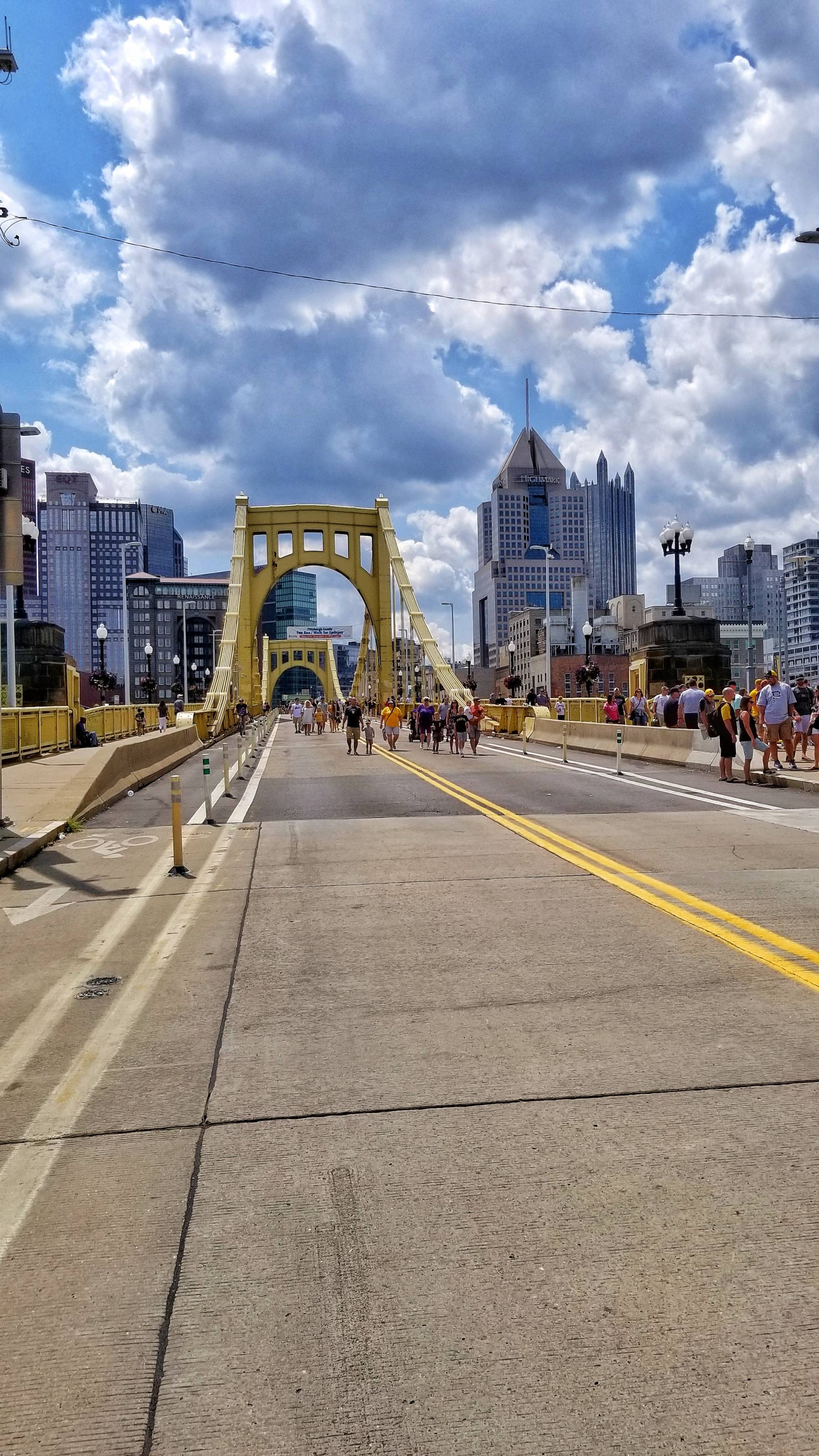 PNC Park and Clemente Bridge Sold Out Crowd on Fireworks -  Israel